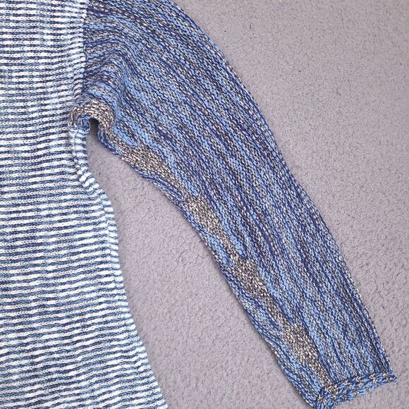 Style & Co Sweater Womens Medium Blue Knit Long Sleeve - Picture 11 of 13